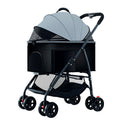 Yle factory direct pet stroller - outdoor pet stroller, detachable pet stroller, lightweight & foldable, outdoor pet..
