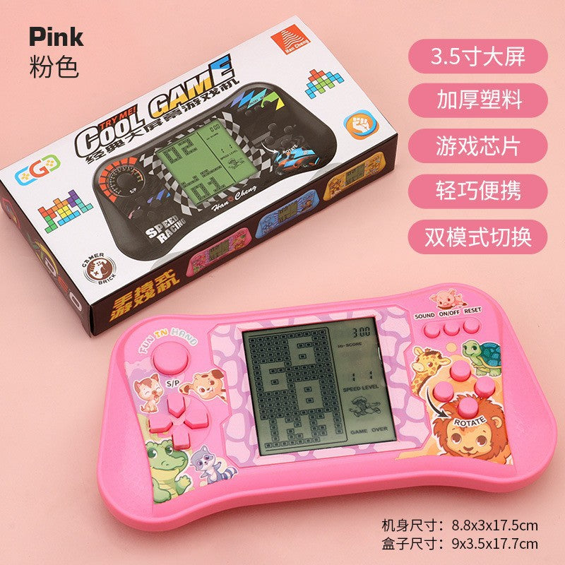 Wholesale classic nostalgic tetris game console - large screen, eye-friendly, handheld game console for kids