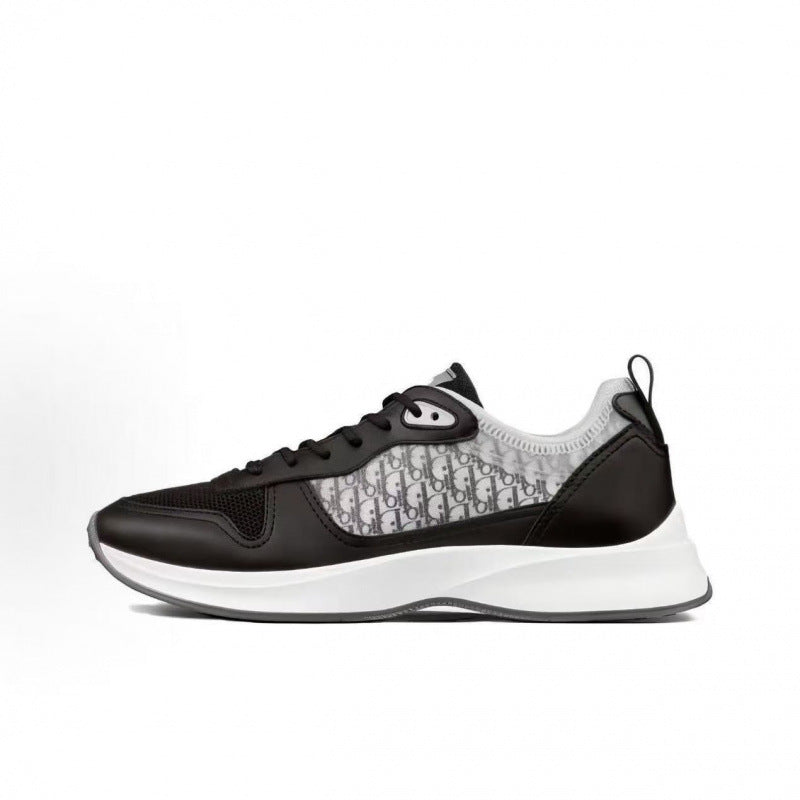 putian pure original new arrival tweed style 24crunning shoescouple leather mesh breathable casual sneakers