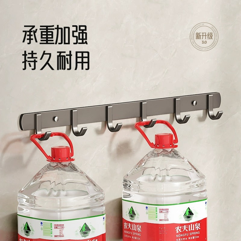 Heavy-duty adhesive hooks - no drilling required! perfect for bathrooms, tissue, towels, clothes, and hats. stick-on hooks for behind doors, wall-mounted, and over-the-door use