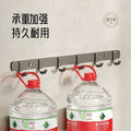 Heavy-duty adhesive hooks - no drilling required! perfect for bathrooms, tissue, towels, clothes, and hats. stick-on hooks for behind doors, wall-mounted, and over-the-door use