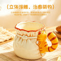 Cat-themed ceramic mug - underglaze decoration, high-style design, perfect for office or home use, creative and cute coffee cup