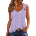 cross-border fashion sexy minimalist women's v-neck sleeveless solid color sweet tank top