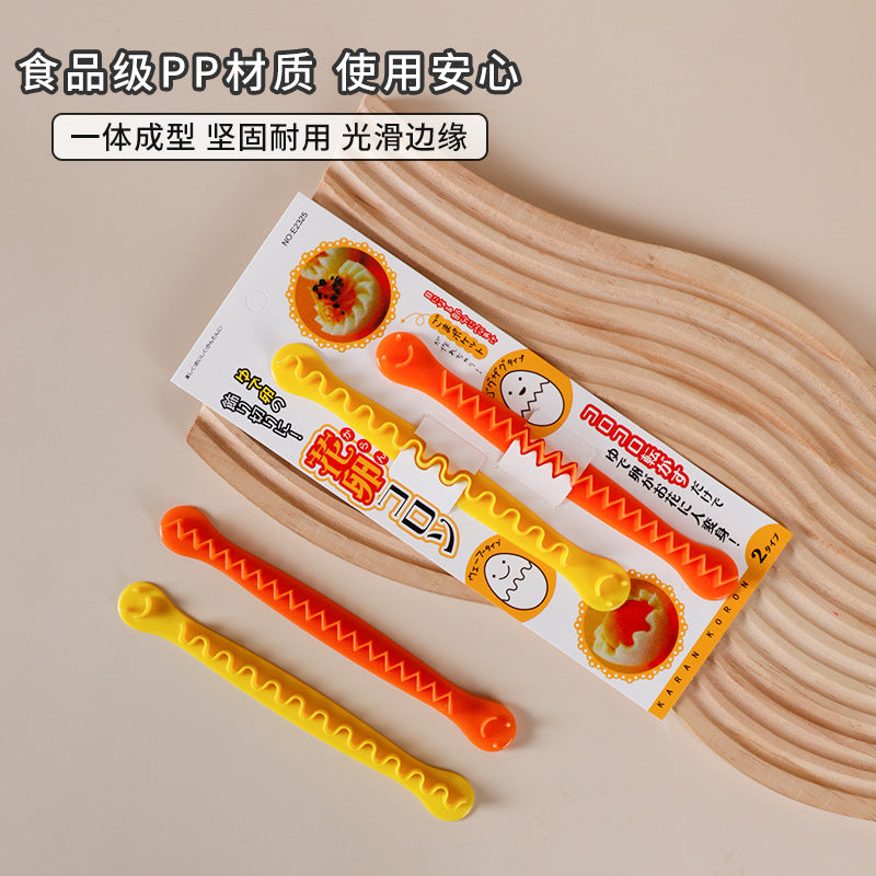hot-selling fancy egg cutter, creative one-piece silicone lace egg divider, egg yolk artifact, salad making