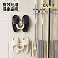 Bathroom slipper rack, suction cup type, punch-free wall-mounted bathroom special new drain rack hook storage rack
