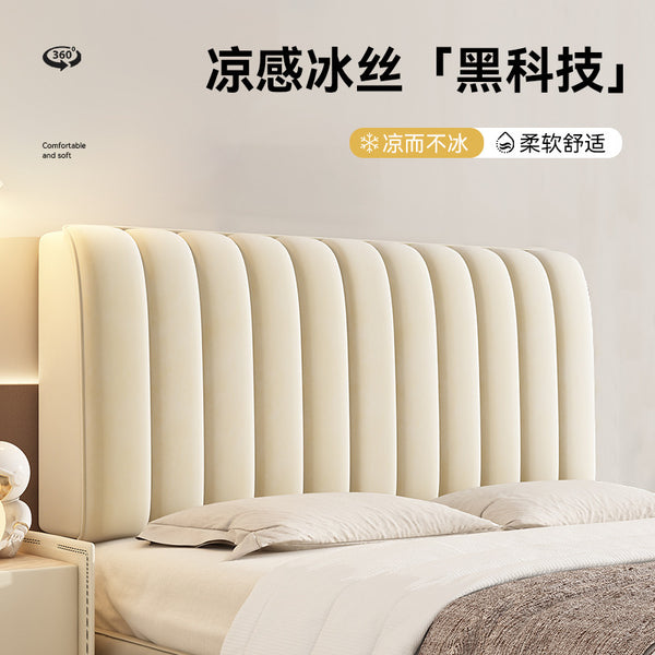 New milk fleece bedside cover, bread sticks, four-season universal bedside protective cover, all-inclusive anti-collision padded dust cover