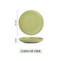 Scandinavianins style casualpure colorfor home breakfast plate, high-looking ceramic steak plate, dessert plate, pasta plate