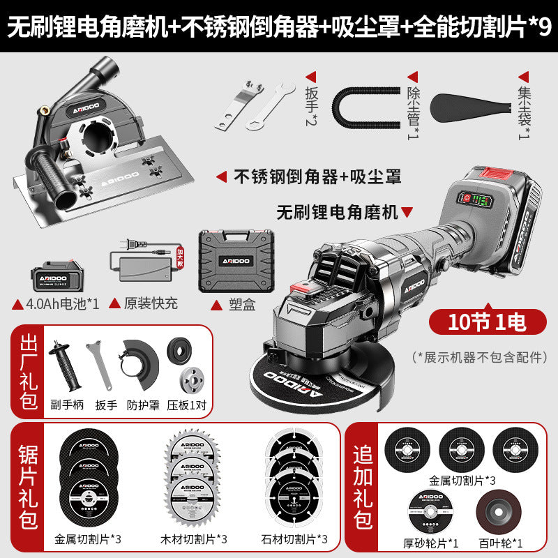 Angle grinder tile chamfering device portable 45 degree woodworking bricklayer universal cutting artifact portable chamfering device