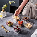 Nordic light luxury plastic beauty salon fruit snack plate snack tea snack sugar ktv dried fruit plate high appearance storage