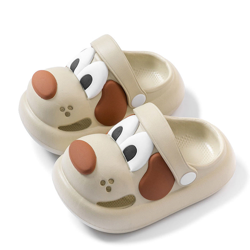 Baby clogs indoor waterproof anti-collision closed-toe kids slippers summer boys girls toddlers infant sandals