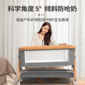 Aluminum alloy baby crib - portable, foldable, multi-functional bassinet - newborn splice bed