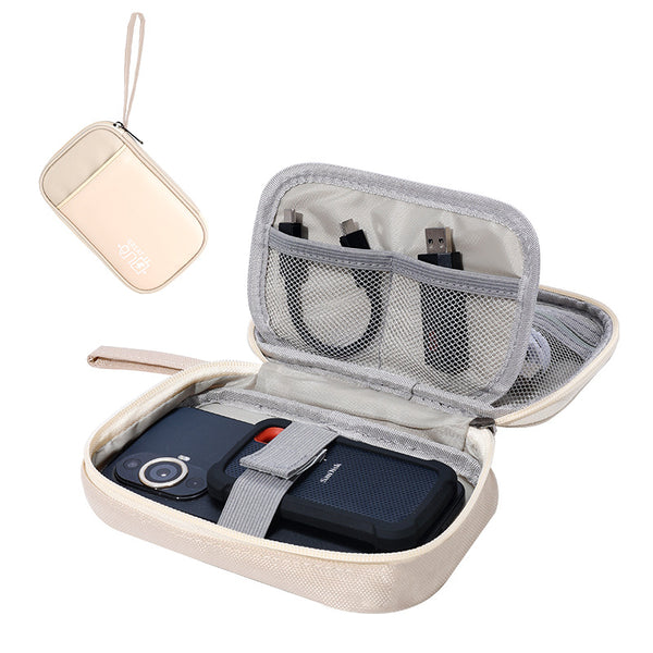 Beilian hand-held data cable storage bag,  mobile phone power bank storage bag, anti-collision earphone storage bag wholesale