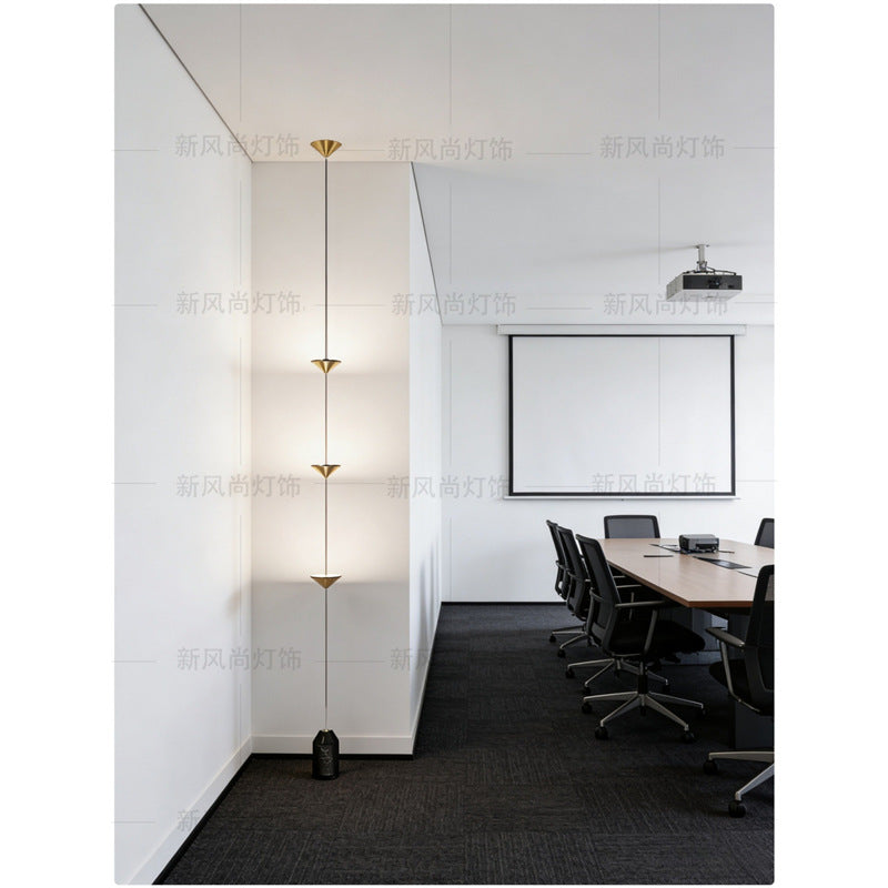 Hotel project lobby aisle overhead speaker wall lamp study living room background wall decoration pendant lamp