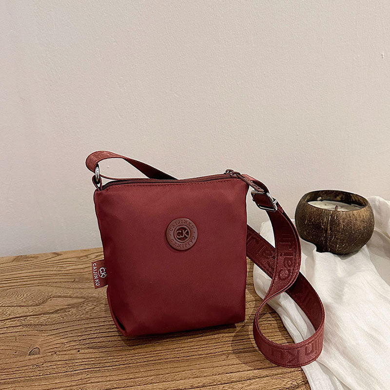 new arrivalcasualpure color small bag for women casual lightweight oxford cloth crossbody bag easiest for match shoulder bag mobile phone bag