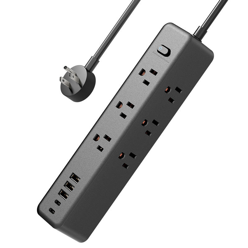 Us standard pure copper power strip multifunctional mexican socket usb power strip type-c american 110v japanese taiwanese