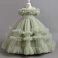 New arrivalin stock tutu evening dress pattern princess dress girl piano performance dress flower girl