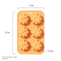 Harvest festival pumpkin silicone cake mold leaf handmade soap mold cold process home baking mold cross-border hot selling halloween