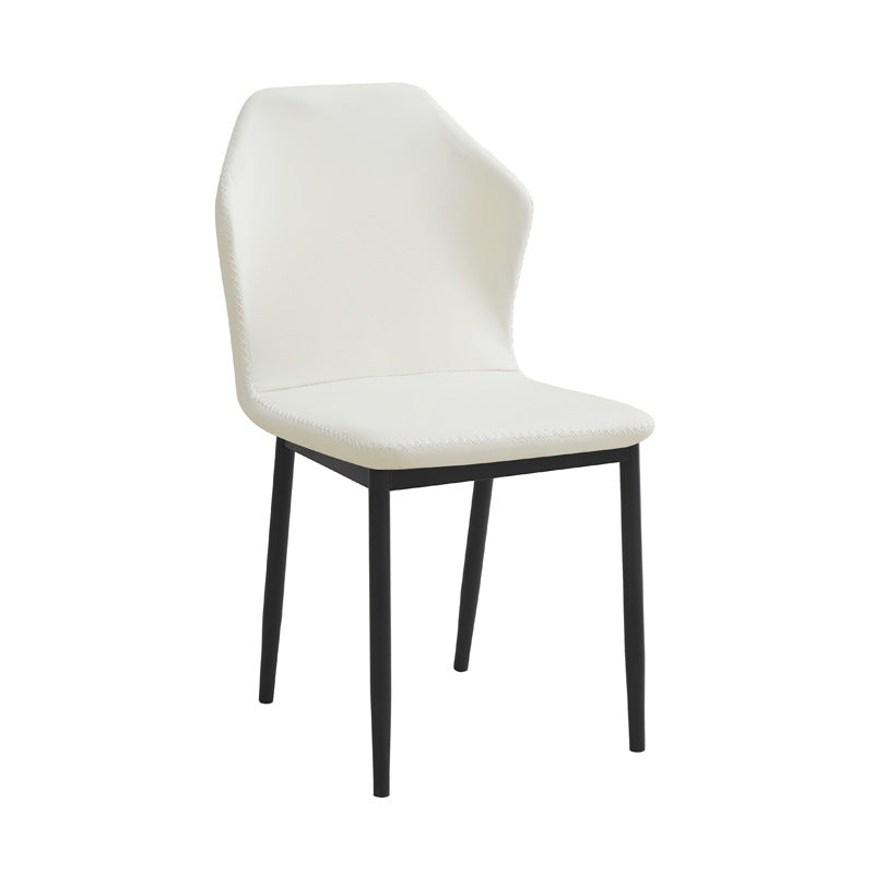 Source factory manufacturer wholesale italian normcore dining chair for home carbon steel restaurant hotel chair office reception chair