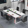Modern simple conference bench table company negotiation office desk employee training bench workstation meeting table
