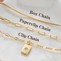 European and american cross-border jewelry accessible luxury niche stackable women's necklace easiest for matchfashion square four-pointed star clavicle chain