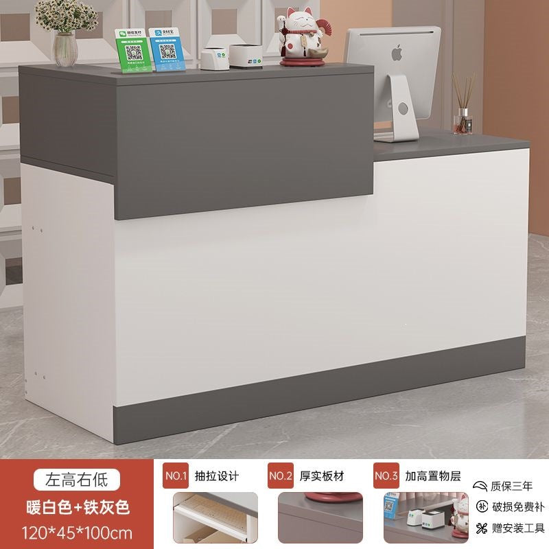 Cashier counter modern casual store small popular clothing store counter front bar table beauty salon reception desk