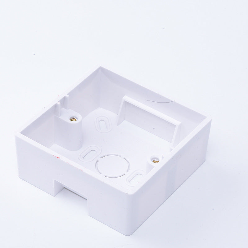 Open box universal 86 junction box wall switch wiring box, high flame retardant switch socket bottom box open box