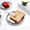 Byron ins electroplated silver tray photo props jewelry storage tray display tray accessible luxury ceramic jewelry ornaments