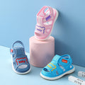 Baby boys' sandals summer baby girls' shoes 0-1-2-3 years old infant soft sole prewalker shoes squeaky shoes cloth shoes