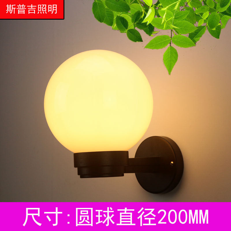 Wall lamp outdoor waterproof door wall wall lamp LED aisle stair lamp simple aisle lamp exterior wall lamp waterproof