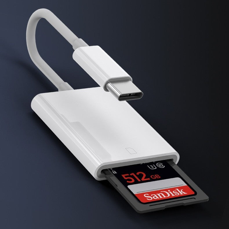 Suitable for apple mobile phone lightning adapter tfsd two-in-one card reader type-cotg chinese style