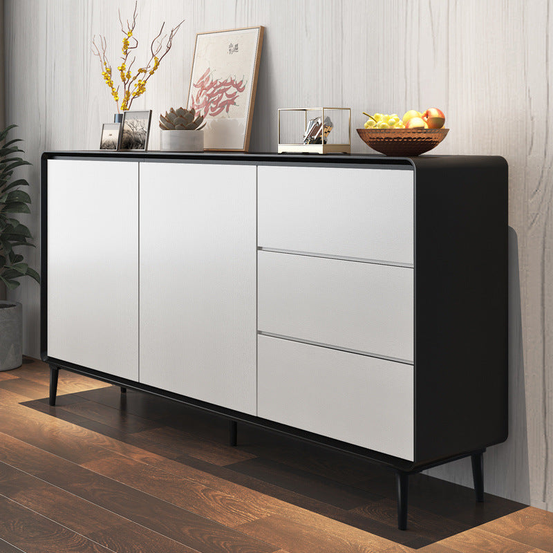 Solid wood sideboard - minimalist tea cabinet for living room, nordic kitchen storage cabinet, entryway console table, storage cabinet