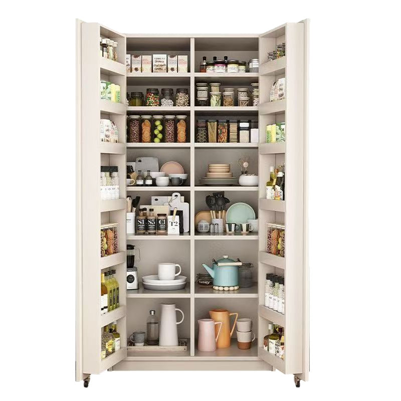 Solid wood sideboard storage cabinet refrigerator cabinet all-in-one with door sideboard wall-mounted multi-functional snack cabinet storage cabinet