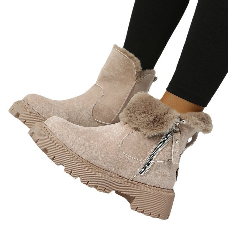 Plus size snow boots for women  winternew arrivalfleece-linedheattechcasual boots cotton shoes women's boots casualeasiest for match