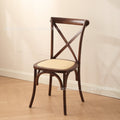 Back fork chair [beech + rattan seat]