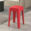 Comfortable restaurant soft-padded plastic stool, bench, fast food restaurant long-seat soft stool, new home use thickened plastic stool