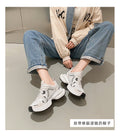 Dad shoes women's 2026 summer autumnew arrival women's mesh breathable whiteheight increaser small casual sports women's shoes