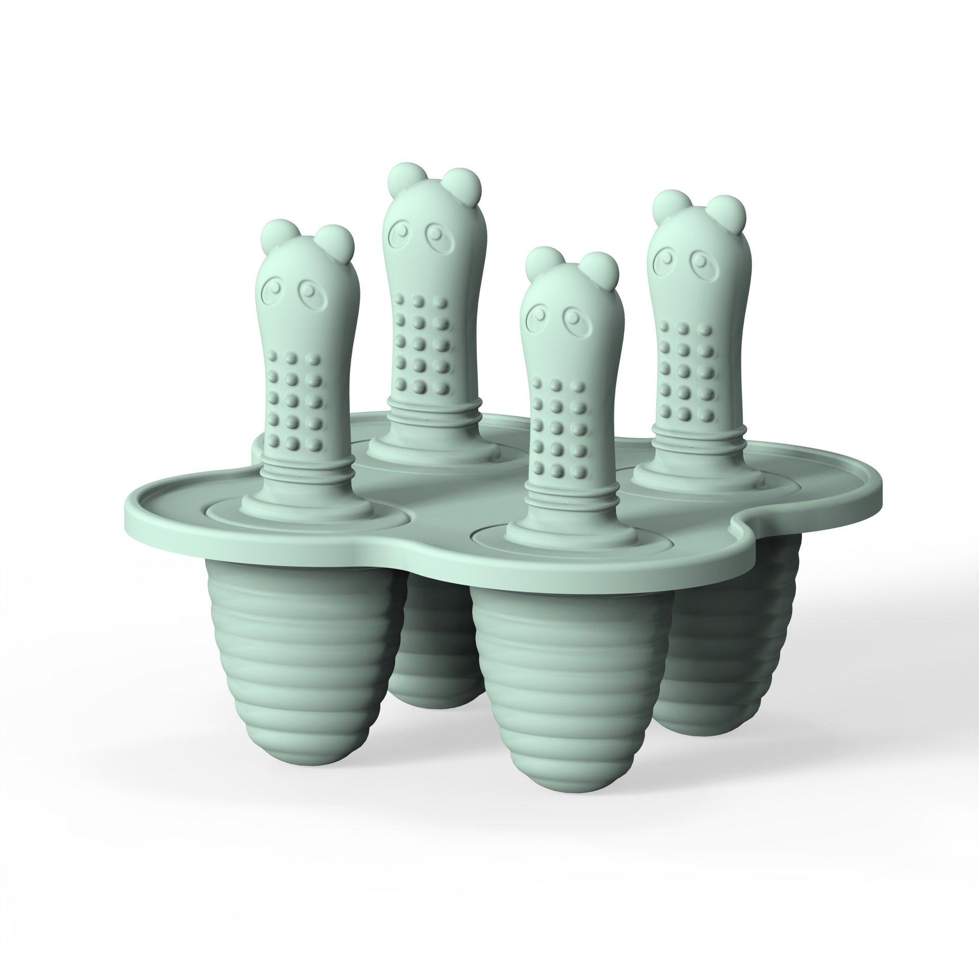 Baby feeding ice cream ice cream mold silicone baby food supplement can be chilled tooth glue complementary food bite music mold