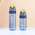 Factory custom plastic cup portable sports water bottle minimalist creative tumbler durable leak-proof travel mug with straw