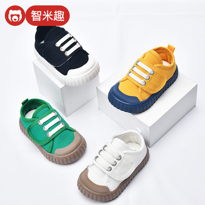 Toddler shoes for boys, spring and autumn, 0-1-2 years old, soft sole breathable infant and toddler shoes for girls