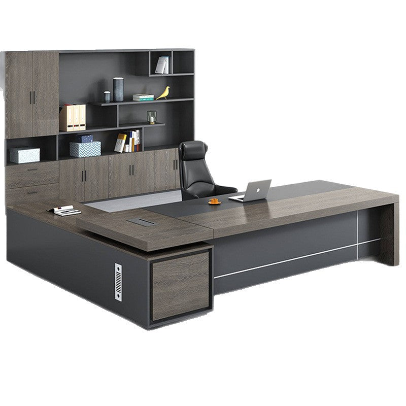 Saint li boss office desk and chair set - minimalist modern executive desk, high-end manager's desk, supervisor's desk, office desk