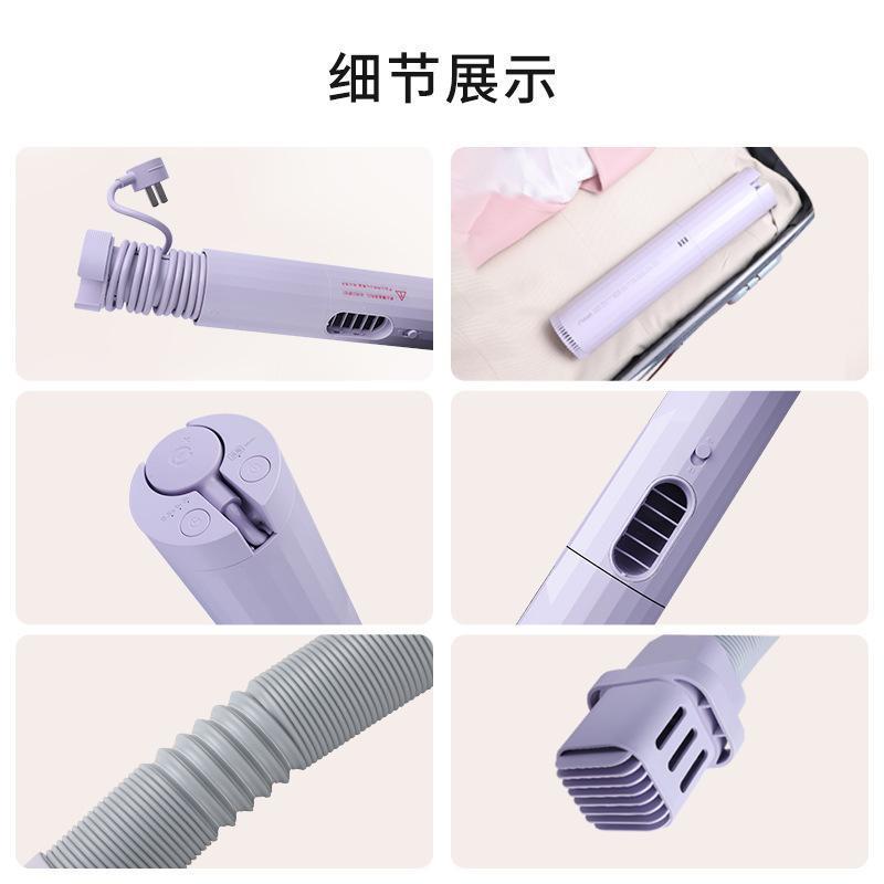 Foldable portable clothes dryer for shoes, dorms, clothes, business trips, warm quilt dryer, mini travel small dryer - white
