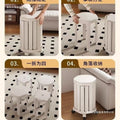 plastic stacking stool - heavy duty round stool, 4-in-1 combination set for home storage, can be used as a dining chair or low stool