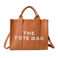 Women's shoulder bag 2025 new style minimalist casual large capacity handbag crossbody bag cross-border letter print tote bag