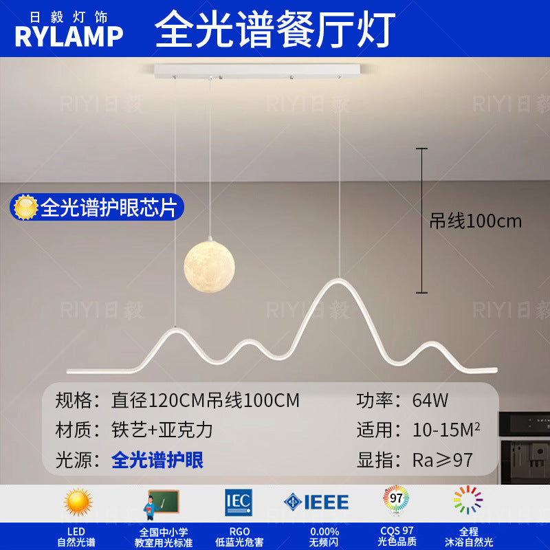 Living room light eye protection ceiling light cream wind simple whole house set lighting combination Zhongshan home improvement lighting high sense