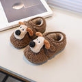 Kids' cartoon snow boots - new winter collection: girls' fleece-lined fluffy shoes, boys' versatile warm birkenstock-style boots
