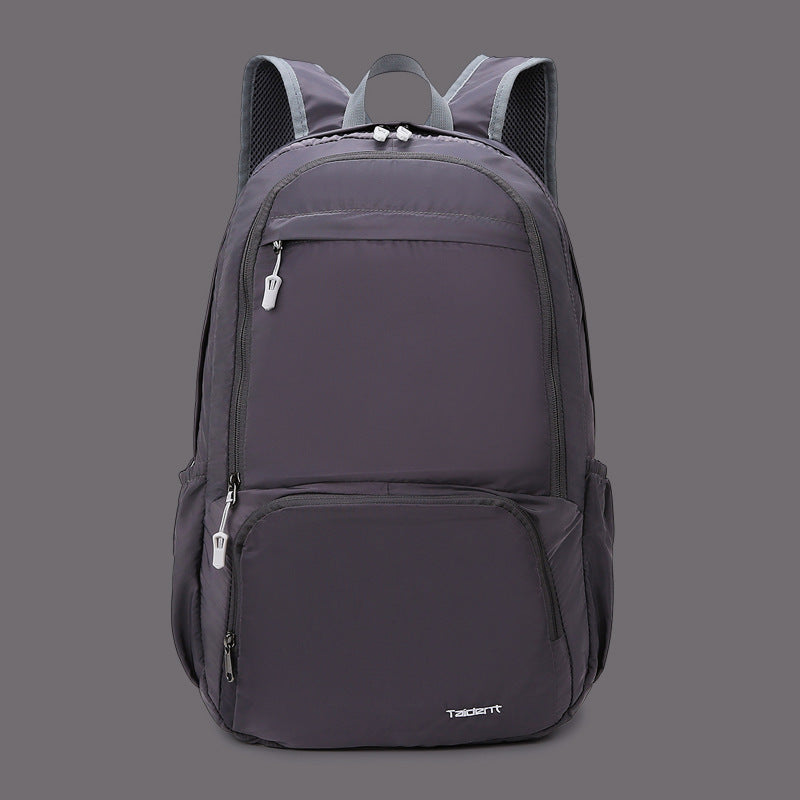New outdoor sports bag folding backpack men's and women's training class new travel nylon light portable skin backpack