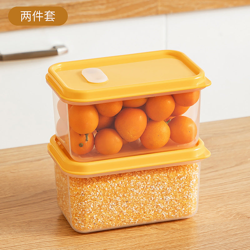 Kitchen Food Refrigerator Storage Box Transparent Sealed Fruit Food Fresh-keeping Box Food Grade Plastic Japanese Bento Box
