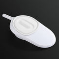 Bedridden elderly paralyzed patient horizontal bedpan with cover, maternity adult bedpan, bedpan