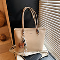 This year's trendy solid color women's bag: 2026 new fashion shoulder tote bag, versatile for commuting and casual use, women's handbag
