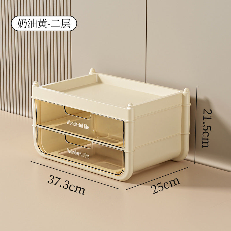 Skin care product storage box Multi-layer drawer storage Locker Lipstick Cosmetics storage box Premium desktop